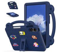 Funda para tablet Walmart Onn de 12.1 pulgadas, modelo Pro 100146663 (2024), apta para niños, asa con soporte, dibujos animados de bricolaje, funda ligera de espuma EVA a prueba de golpes, azul marino