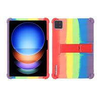 Funda para tablet Xiaomi Pad 6S Pro de 12.4 pulgadas 2024 con soporte de PC, silicona suave, lavable, esquina gruesa a prueba de golpes, arcoíris