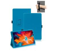 Funda para tablet XPPen Magic Note Pad de 10,95 pulgadas, toergy de piel sintética, funda con soporte para bolígrafo y correa de mano, color azul