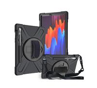 Funda para tableta - ESTUFF - ES681844-BULK - 31,5 cm (12.4'') - Negro - Compatible con Galaxy Tab S7 Plus