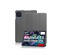 Funda para TABWEE T90/TABWEE T90EX 11 pulgadas 2026, yystao Soporte delgado con diseño de triple plegado, carcasa protectora dura, gris