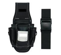 Funda para Taladros Bolsa de Herramientas pequeña con Clip for cinturón liberación rápida. Cuenta un Bolsillo más Grande y Bucle for Accesorio portaherramientas Seguro portátil