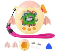 Funda para Tamagotchi Paradise Electronic Pet - 2 protectores de pantalla de policarbonato a prueba de golpes con cordón para Tamagotchi Paradise Sleeve Toy (alas de diablo rosa)