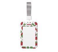Funda para tarjeta de identificación con diseño de fresa, para enfermeras, profesores y personal de seguridad