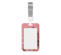 Funda para tarjetas de identificación de plástico duro con diseño de gato azul ruso, leyendo un libro, protector de etiqueta de nombre para enfermeras y oficina