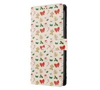 Funda para TCL 50 5G con soporte para tarjetas, diseño navideño, de piel, a prueba de golpes, cierre magnético, protección para TCL 50 5G, diseño 2