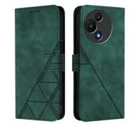 Funda para TCL 60 SE NxtPaper, Tipo Libro PU Leather Flip Cover Carcasa con magnético Soporte Ranura Tarjeta Wallet Case para TCL 60 SE NxtPaper, Verde