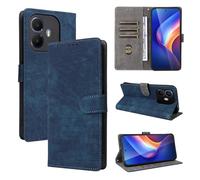 Funda para TCL K70 4G/K70 Power 4G, [Tecnología de Bloqueo RFID] Fundas de Billetera, Funda TCL K70 4G/K70 Power 4G con [Soporte]-Azul