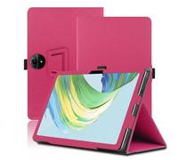 Funda para TCL Nxtpaper 11 Gen 2 11 Pulgadas, TCL Nxtpaper 11 Gen 2 Tablet Funda, Funda Protectora Plegable con Soporte para Lápiz y Correa para la Muñeca, Protección Total. (Rojo)