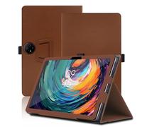 Funda para TCL Nxtpaper 14 Pro 14 Pulgadas, TCL Nxtpaper 14 Pro Tablet Funda, Funda Protectora Plegable con Soporte para Lápiz y Correa para la Muñeca, Protección Total. (Marrón)