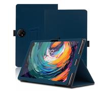 Funda para TCL Nxtpaper 14 Pro 14 Pulgadas, TCL Nxtpaper 14 Pro Tablet Funda, Funda Protectora Plegable con Soporte para Lápiz y Correa para la Muñeca, Protección Total. (Azul)