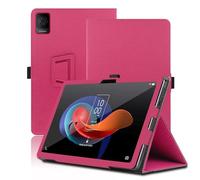 Funda para TCL Tab 10 Gen 2, 10.4 Inch, TCL Tab 10 Gen 2 Tablet Funda, Funda Protectora Plegable con Soporte para Lápiz y Correa para la Muñeca, Protección Total. (Rojo)