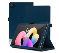 Funda para TCL Tab 10L Gen 4 10.1 Pulgadas, TCL Tab 10L Gen 4 Tablet Funda, Funda Protectora Plegable con Soporte para Lápiz y Correa para la Muñeca, Protección Total. (Azul)