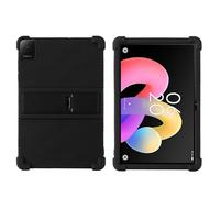 Funda para TCL Tab 10L Gen 4 de 10.1 Pulgadas 2025 con Soporte de PC, Silicona Suave, Lavable, Esquinas Gruesas a Prueba de Golpes Silicona Funda para TCL Tab 10L Gen 4, Negro