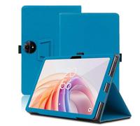 Funda para TCL Tab 11 FE 11 Pulgadas, TCL Tab 11 FE Tablet Funda, Funda Protectora Plegable con Soporte para Lápiz y Correa para la Muñeca, Protección Total. (Azul Claro)