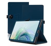 Funda para TCL Tab 11 Gen 2 11 Pulgadas, TCL Tab 11 Gen 2 Tablet Funda, Funda Protectora Plegable con Soporte para Lápiz y Correa para la Muñeca, Protección Total. (Azul)