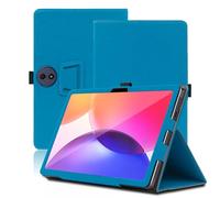Funda para TCL Tab A1 Plus 12.2 Pulgadas, TCL Tab A1 Plus Tablet Funda, Funda Protectora Plegable con Soporte para Lápiz y Correa para la Muñeca, Protección Total. (Azul Claro)