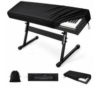 Funda para Teclado de 61 Teclas para Yamaha PSR-E483 2026+ | Elástica Electrónico Piano Digital | Cordón Ajustable | Bolsa de Almacenamiento | Antipolvo Transpirable | 98x40x19CM