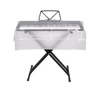 Funda para teclado de piano, cubierta antipolvo para teclado de piano de 61/88 teclas, suave, lavable, cubierta protectora antipolvo para teclado de piano