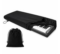 Funda para Teclado de Piano para Yamaha NP-15 2023 2024 2025 2026+ | tela elástica suave | ajuste envolvente | cubre atril | cordón ajustable | lavable a máquina |61/76/88 teclas |bolsa incluida