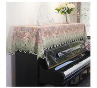 Funda para teclado de Piano, tela de estilo europeo, Piano vertical, cubierta media o completa para teclado, tela de encaje superior, cubiertas a prueba de polvo K 70 * 180cm