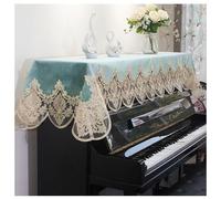 Funda para teclado de Piano, tela de estilo europeo, Piano vertical, cubierta media o completa para teclado, tela de encaje superior, cubiertas a prueba de polvo B 58 * 150cm