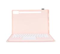 Funda para Teclado de Tableta, Teclado Magnético Extraíble Que Evita Arañazos Funda para Teclado Ángulo Ajustable con Soporte para Bolígrafo para Tab P12 de 12,7 Pulgadas (Pink)