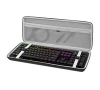 Funda para Teclado de tamaño Completo Geekria, Estuche de Viaje rígido para Teclado mecánico de 108 Teclas Compatible con Razer BlackWidow V3, Ornata Chroma Gaming