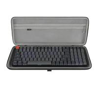 Funda para Teclado Geekria 90%-96%, Compatible con Keychron K4 / K4 HE, RK Royal KLUDGE RK96 / RK100, Bolsa de Viaje rígida para Teclado mecánico de 100 Teclas (Gris Oscuro)