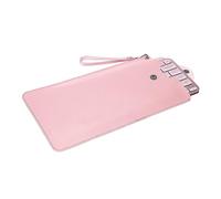 Funda para Teclado Geekria Compatible con Logitech MX Keys Mini/Mini for Mac/Pebble Keys 2 K380s, Bolsa de Viaje Protectora de Cuero Vegano (Rosa)