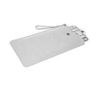 Funda para Teclado Geekria, Compatible con Logitech MX Keys Mini/Mini para Mac/Pebble Keys 2 K380s, Bolsa de Viaje Protectora de Cuero Vegano (Gris Claro)