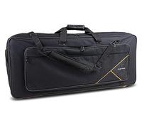 Funda de concierto para teclado Premium, 102 x 40 x 14 cm, con bolsillo para partituras, negro, resistente al desgarro y al agua