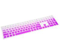 Funda para teclado HP Pavilion 24 todo en uno PC Xa0002A/0300Nd/0051Hk/xa0032, HP Pavilion 27 pulgadas 27-d0072 Xa0014 Xa0055Ng/Xa0050/0370Nd, HP Pavilion 23.8 teclado de sobremesa, Púrpura gradual
