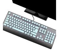 Funda para teclado Lenovo Preferred Pro USB/Preferred Pro II con cable USB teclado 4X30M86879 41A5289 SK-8825 73p5220 54Y9400 KB1021 US Keyboard Skin-HotBlue