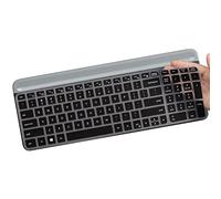 Funda para teclado Logitech MK470 y Logitech K585 K580, Logitech K580 K585 y Logitech MK470 (silicona), color negro
