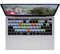 Funda para Teclado Suizo (imágenes Cortas, Calidad y Velocidad ilimitadas, cómoda para Escribir, para Macbook Pro Late 2016+ con Barra W-Touch), Color Negro