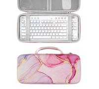 Funda para Teclado Tenkeyless Geekria, Bolsa de Viaje rígida para teclados mecánicos Gaming compactos TKL 80% de 87 Teclas, Compatible con Logitech G713, G715