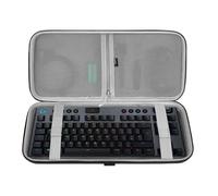 Funda para Teclado TKL Geekria, Bolsa de Transporte de Carcasa rígida para Teclado mecánico 80% / 87 Teclas, Compatible con Logitech G915 TKL, G Pro/G Pro X (Extra Space)