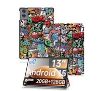 Funda para TECLAST T65 13.4 pulgadas 2025 Última Tablet,toergy Soporte Delgado Triple Funda de Protección Dura Impermeable, Resistente a los golpes y al Polvo,Estilo Graffiti