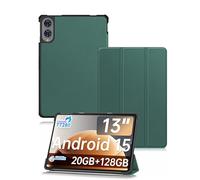 Funda para TECLAST T65 13.4 pulgadas 2025 Última Tablet,toergy Soporte Delgado Triple Funda de Protección Dura Impermeable, Resistente a los Golpes y al Polvo,Verde