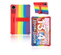 Funda para Teclast T65 Plus Tablet 13.4 Pulgadas 2025 Última yystao Niños Funda de Silicona Suave Compatible con Teclast T65 Plus, Soporte Ajustable (Arco Iris )