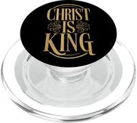 Funda para teléfono Christ Is King Regalos religiosos Cristianos PopSockets PopGrip para MagSafe