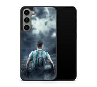Funda para teléfono compatible con Samsung Galaxy S25 Plus Lionel Messi Legende Football Balón de Oro Ronaldo Kylian - Juego de funda para teléfono (ref. 4086)