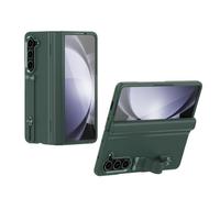 Funda para teléfono compatible con Samsung Galaxy Z Fold 5 5G, funda folio de cuero duro con protección completa contra caídas y golpes, protección de 360 grados contra problemas cotidianos del