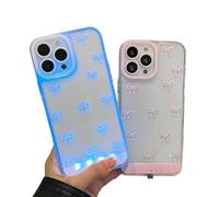 Funda para teléfono con arco LED vibrante, diseñada específicamente para mujeres, cuenta con una función de iluminación LED colorida integrada que se ilumina cuando recibe una llamada. Compatible con