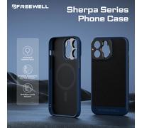Funda para teléfono Freewell Sherpa con montura F, compatible con iPhone 14/15 Pro, que permite el uso de lentes y filtros magnéticos con montura F.