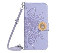 Funda para teléfono inteligente Honor X7C/Honor 200 5G, con purpurina de cristal de piel sintética para Honor X7C, a prueba de golpes, ranuras para tarjetas, gemas de girasol en relieve, soporte