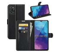 Funda para teléfono móvil compatible con ZTE Blade V30 Vita, funda de TPU de calidad premium para Blade V30 Vita con ranuras para tarjetas, cierre magnético, color negro