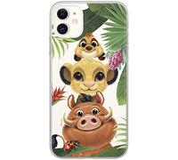 Ert Group Funda para teléfono móvil Apple iPhone 11 Original y con Licencia Oficial de Disney con diseño Simba & Friends 003 Adaptada a la Forma del teléfono móvil, parcialmente Transparente