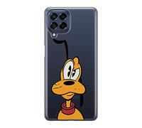 Funda para teléfono móvil de ERT Group para Samsung M33 5G Original y con Licencia Oficial de Disney con diseño Pluto 001 Adaptada a la Forma del teléfono móvil, parcialmente Transparente